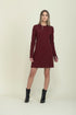 Katie-Reversible Tie Neck Dress